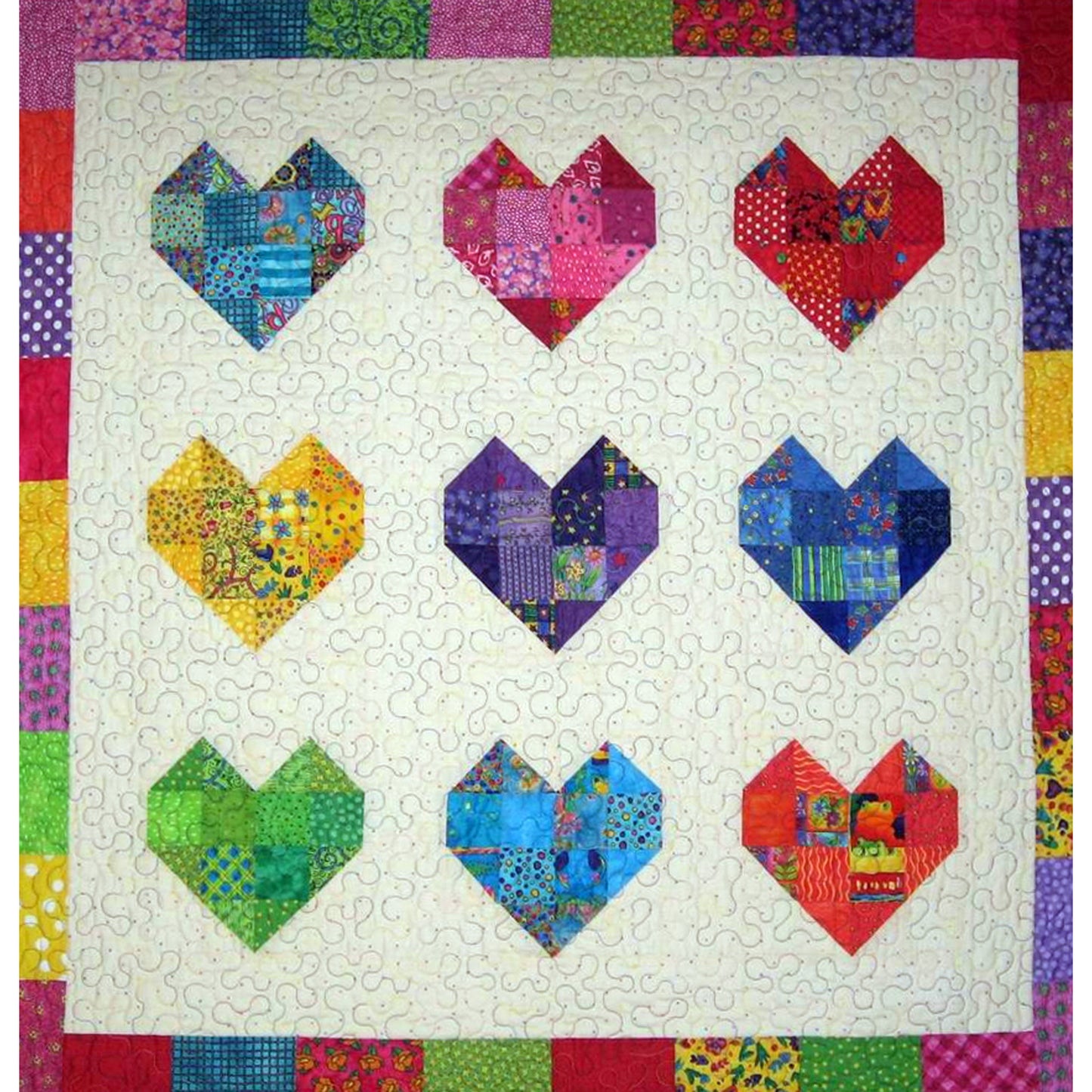 Scrappy Sweethearts Quilt SM-102e - Downloadable Pattern