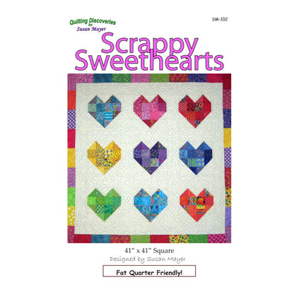 Scrappy Sweethearts Quilt SM-102e - Downloadable Pattern