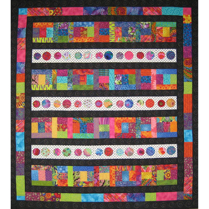 My Scraps Went Wild Quilt SM-106e - Downloadable Pattern