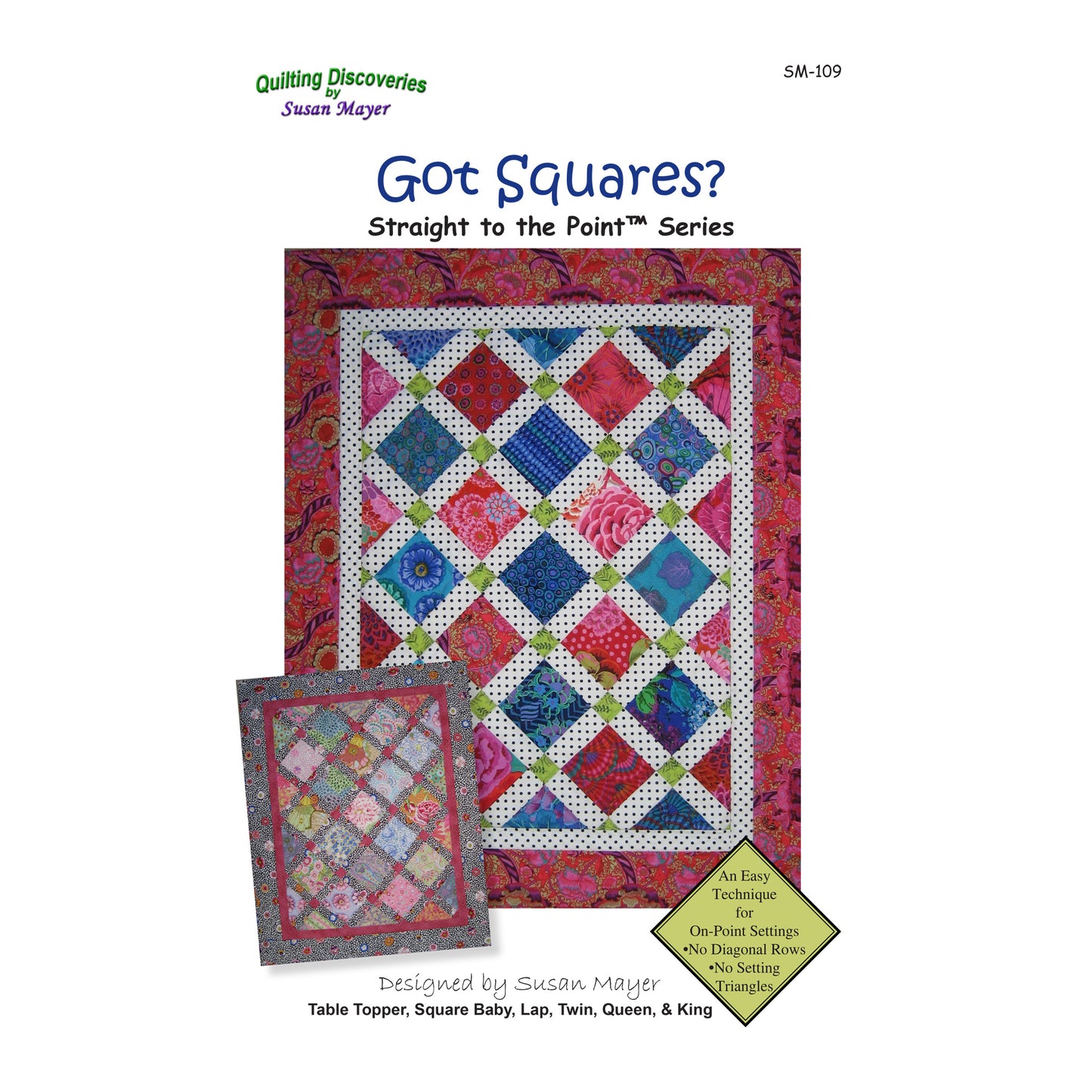 Got Squares? Quilt SM-109e - Downloadable Pattern