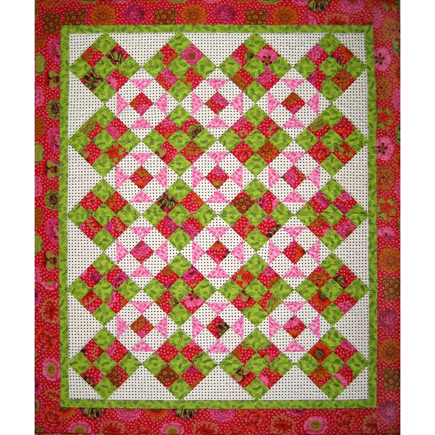 Spring Fever Quilt Pattern - Straight to the Point Series SM-110 - Paper Pattern