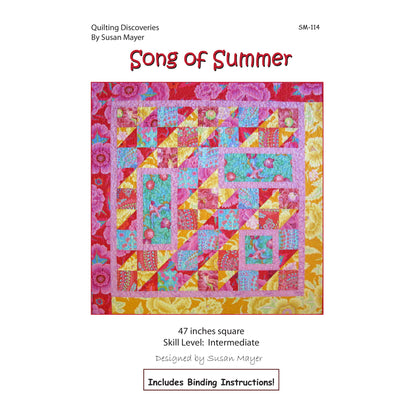 Song of Summer Quilt Pattern SM-114 - Paper Pattern