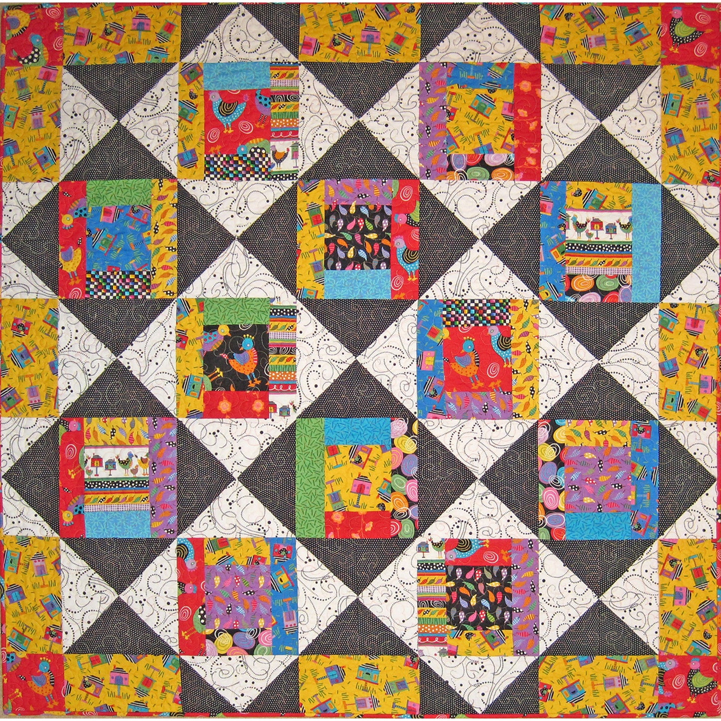 A Chick In The House Quilt Pattern SM-117 - Paper Pattern