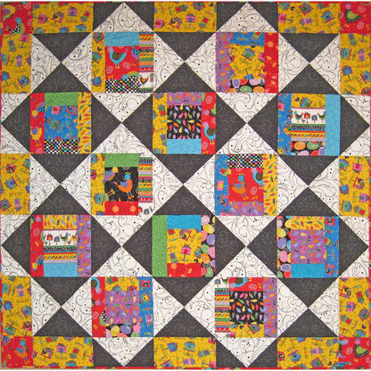A Chick In The House Quilt Pattern SM-117 - Paper Pattern