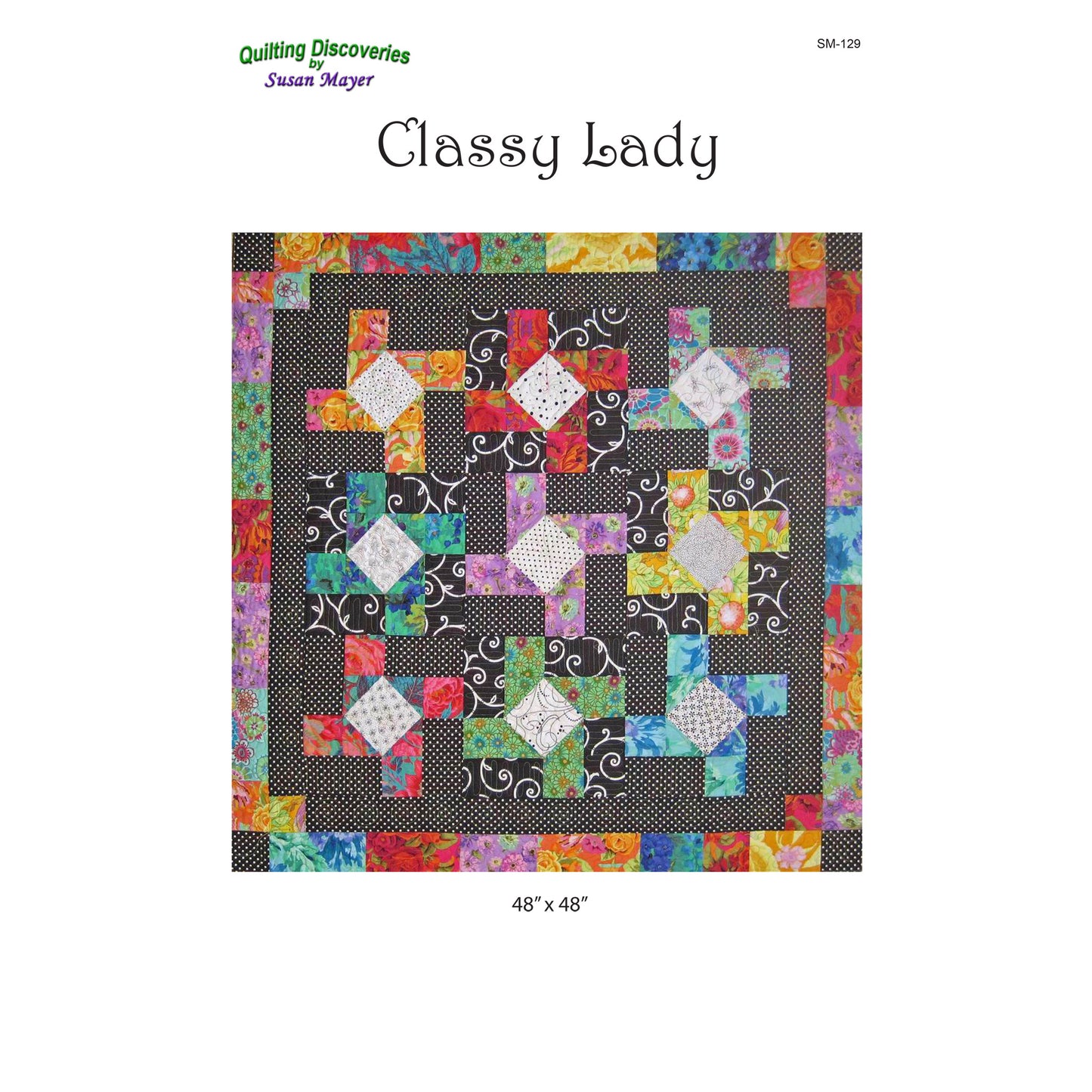 Classy Lady Quilt Pattern SM-129 - Paper Pattern