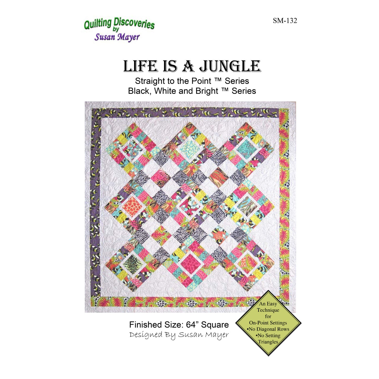 Life is a Jungle Quilt SM-132e - Downloadable Pattern