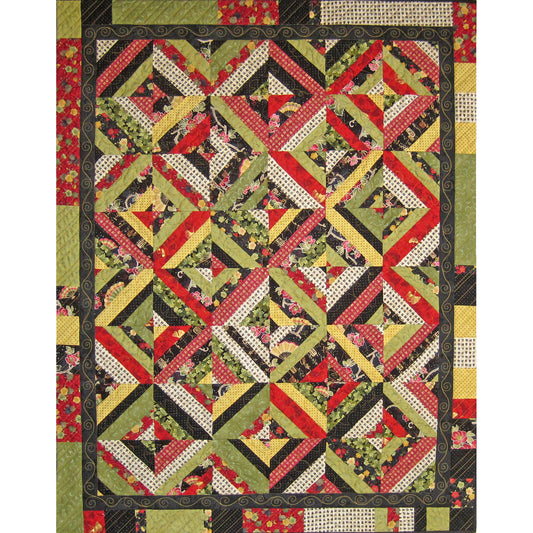 Roads of the Orient Quilt Pattern SM-136 - Paper Pattern