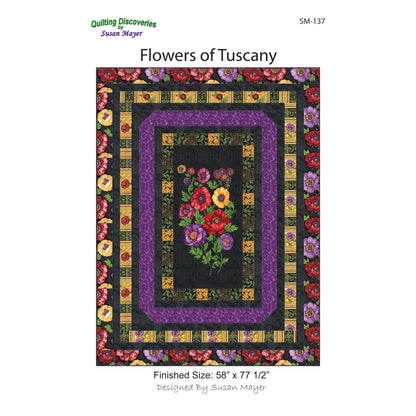 Flowers of Tuscany Quilt SM-137e - Downloadable Pattern