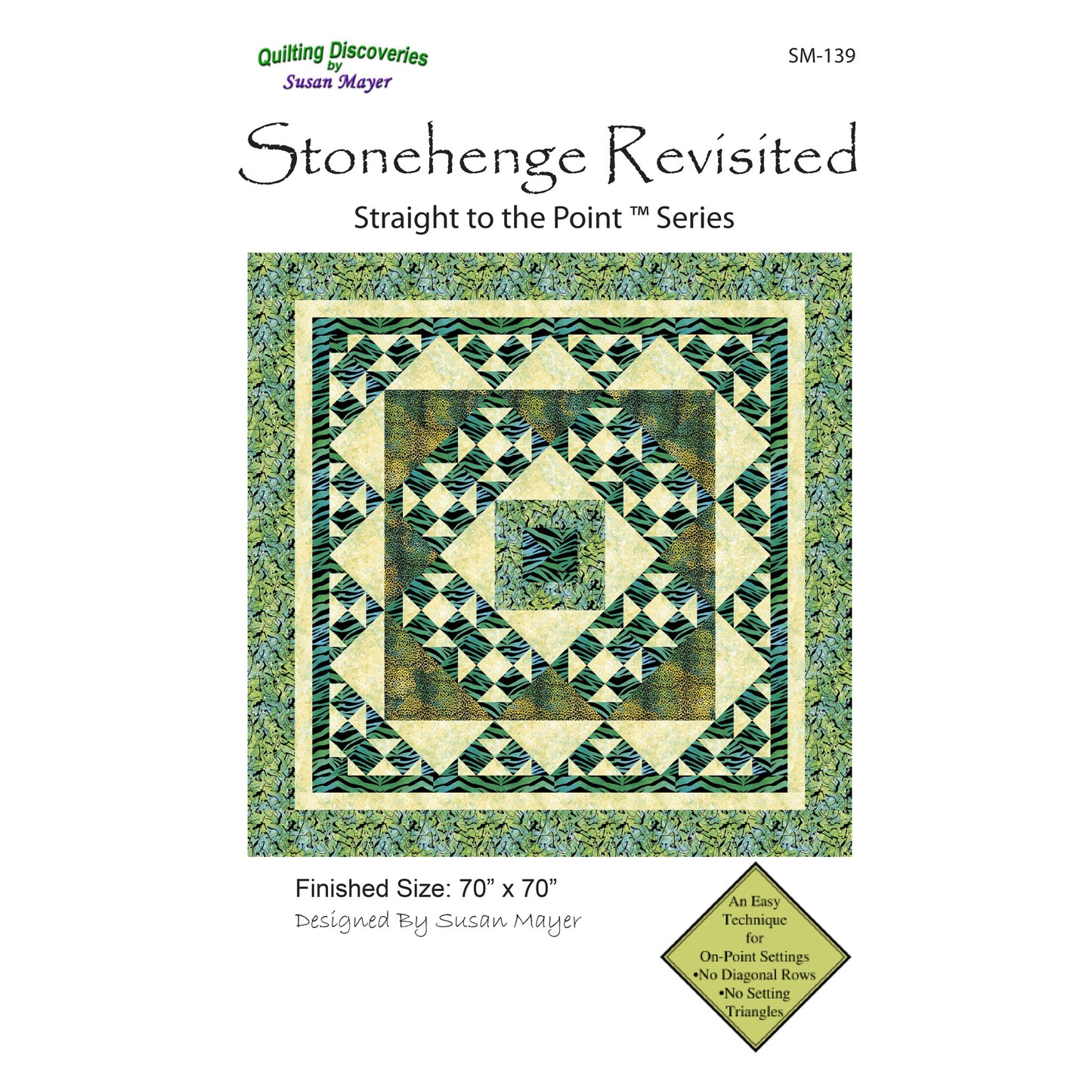 Stonehenge Revisited Quilt SM-139e - Downloadable Pattern