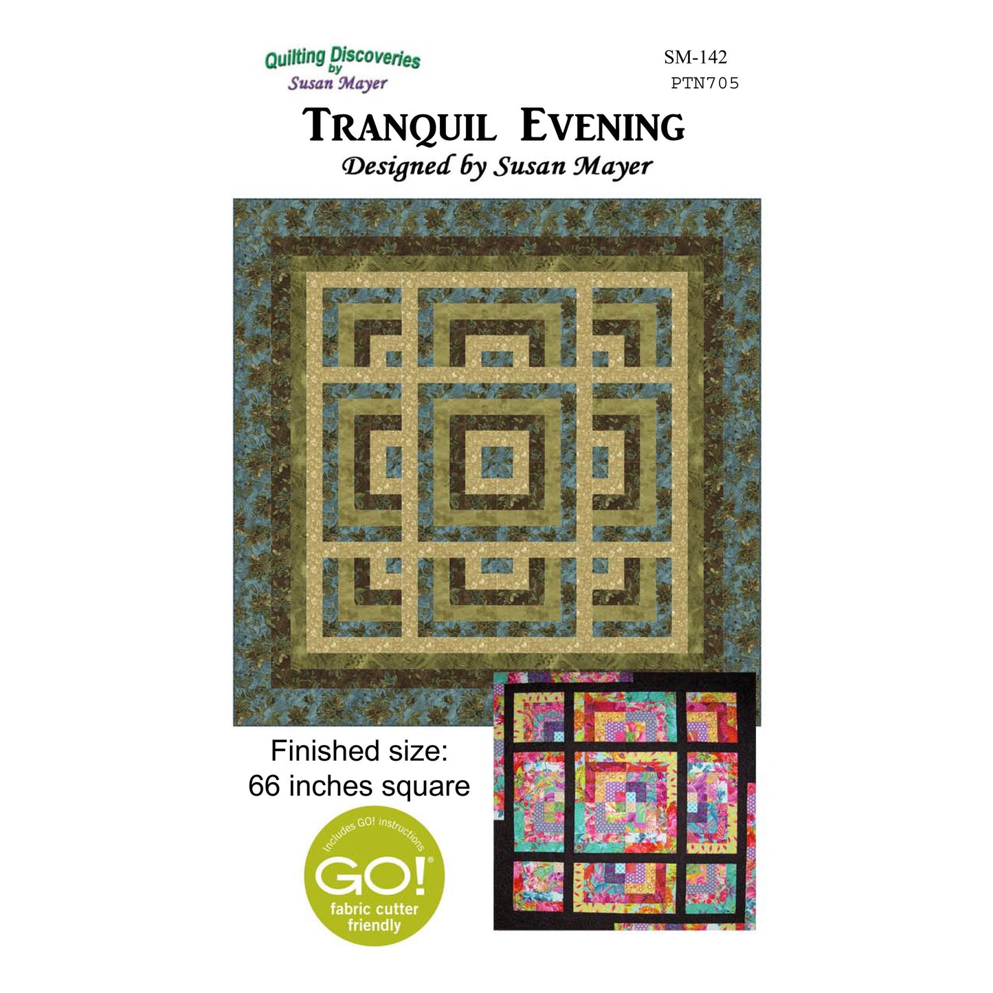 Tranquil Evening Quilt Pattern SM-142w  - Wholesale Product
