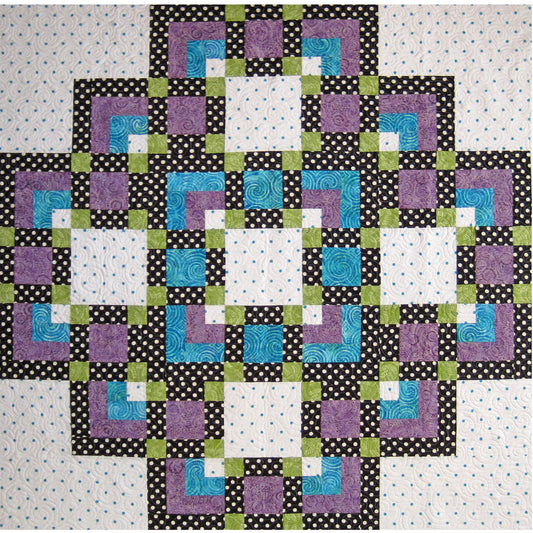 A Flair for Square Two Quilt SM-143e - Downloadable Pattern