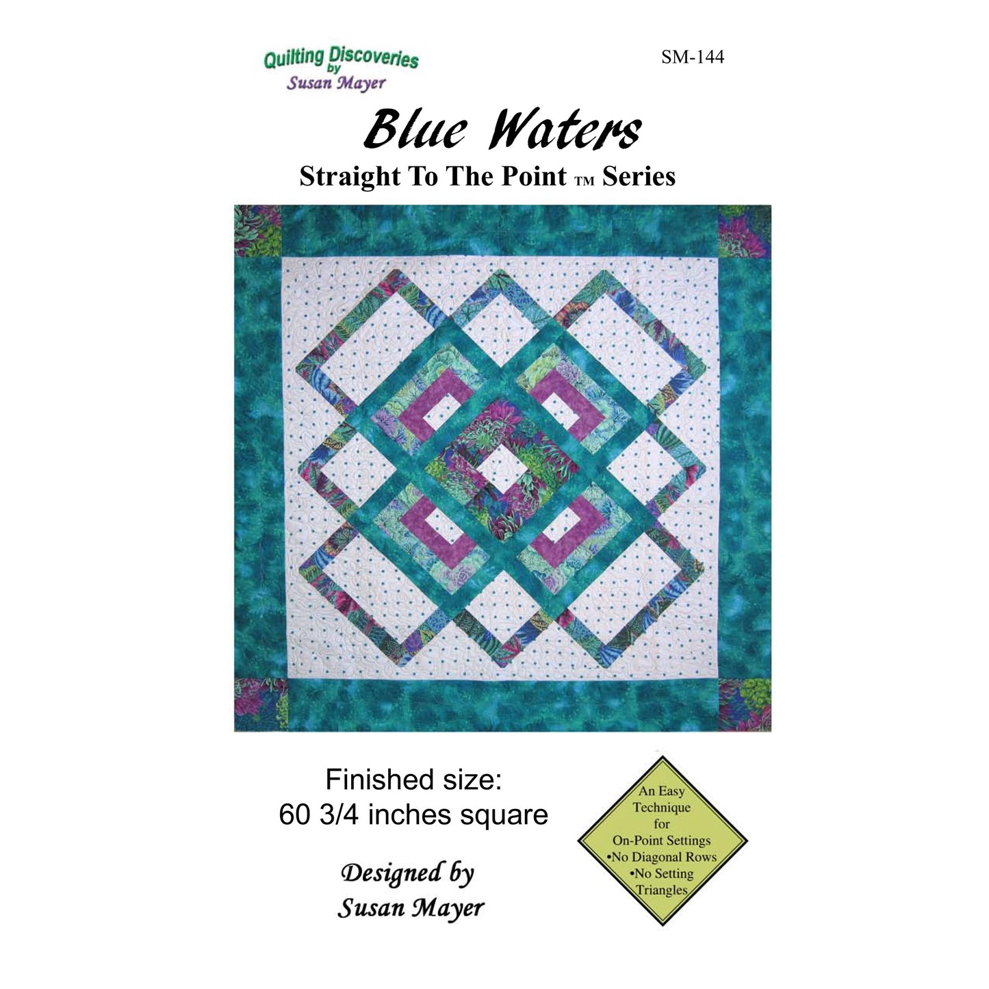 Blue Waters Quilt SM-144e - Downloadable Pattern