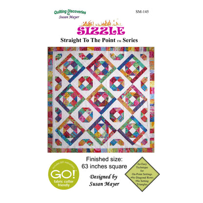 Sizzle Quilt Pattern - Straight to the Point Series SM-145 - Paper Pattern