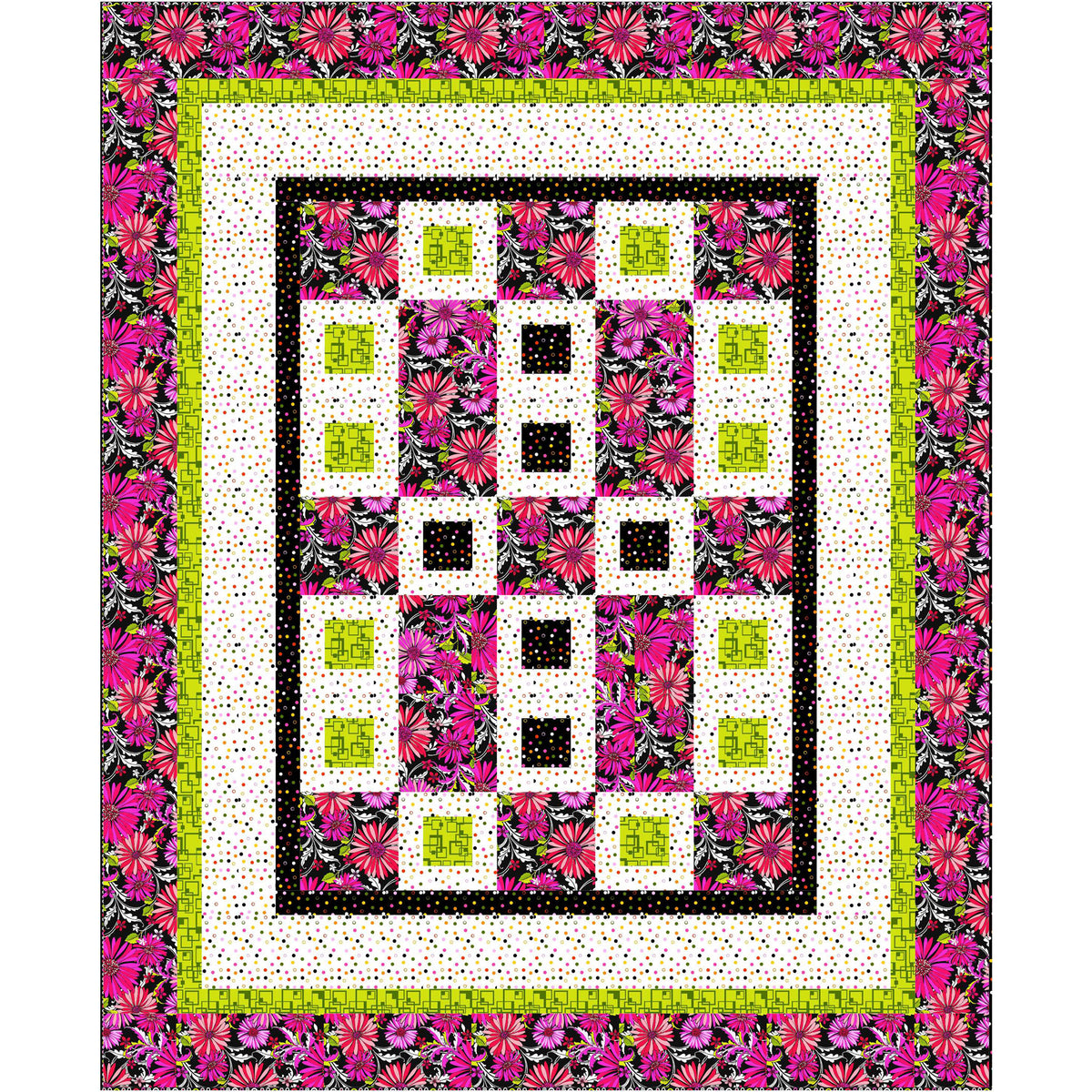 Hannah's Garden Quilt SM-149e - Downloadable Pattern