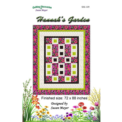 Hannah's Garden Quilt SM-149e - Downloadable Pattern