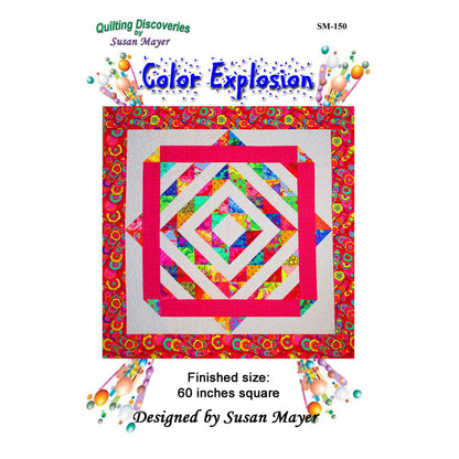Color Explosion Quilt Pattern SM-150 - Paper Pattern