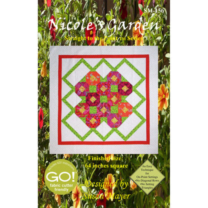 Cover image of pattern for Nicole's Garden Quilt.