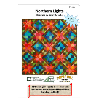 Northern Lights Quilt Pattern SP-103 - Paper Pattern