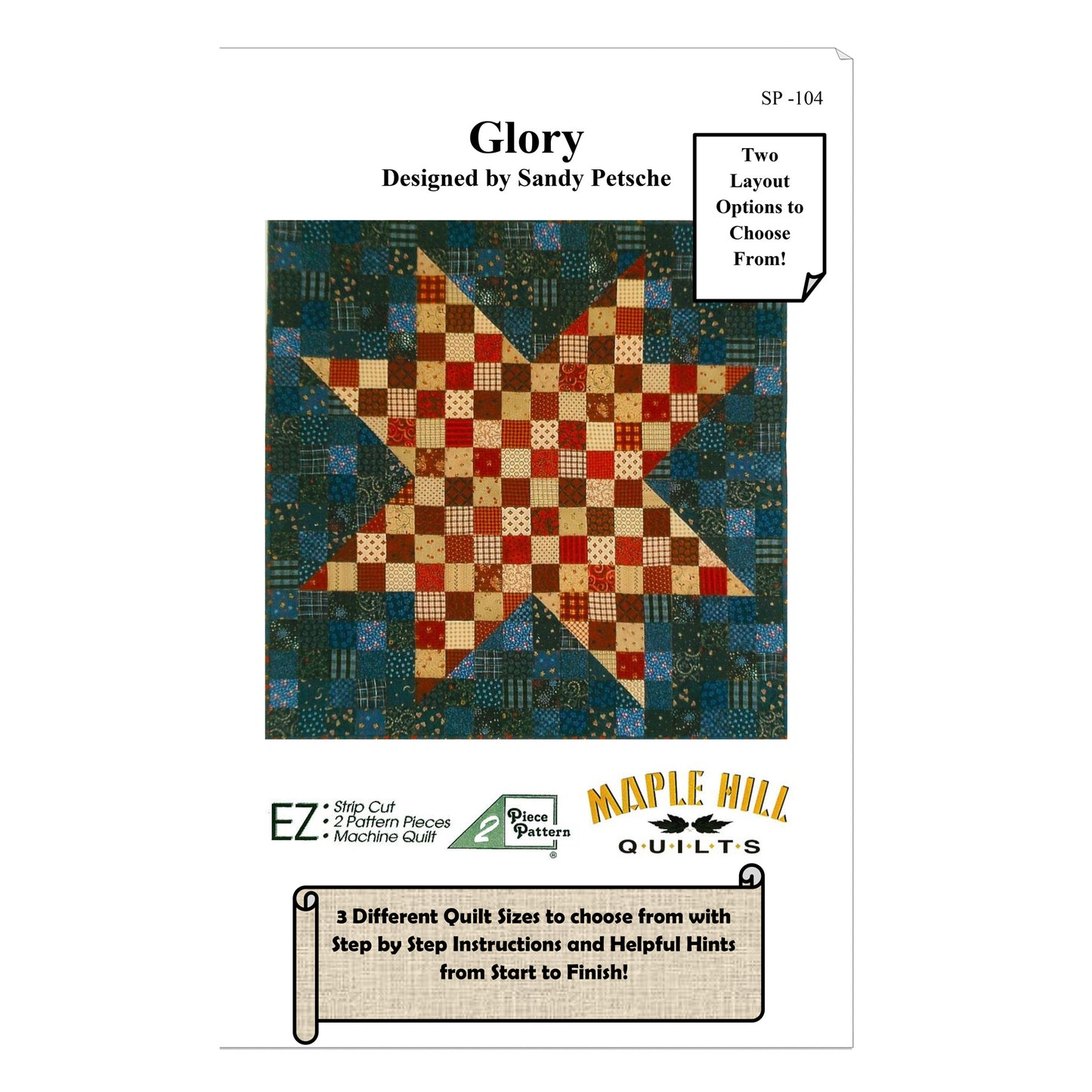 Glory Quilt SP-104e - Downloadable Pattern