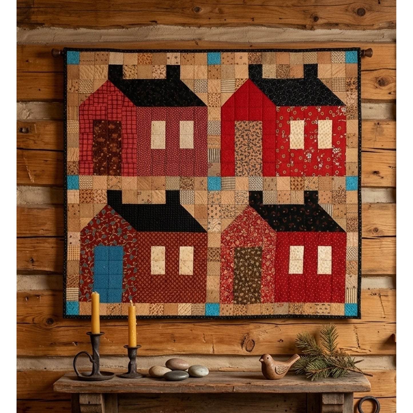 Uncle Ray's Cabin Quilt SP-107e - Downloadable Pattern