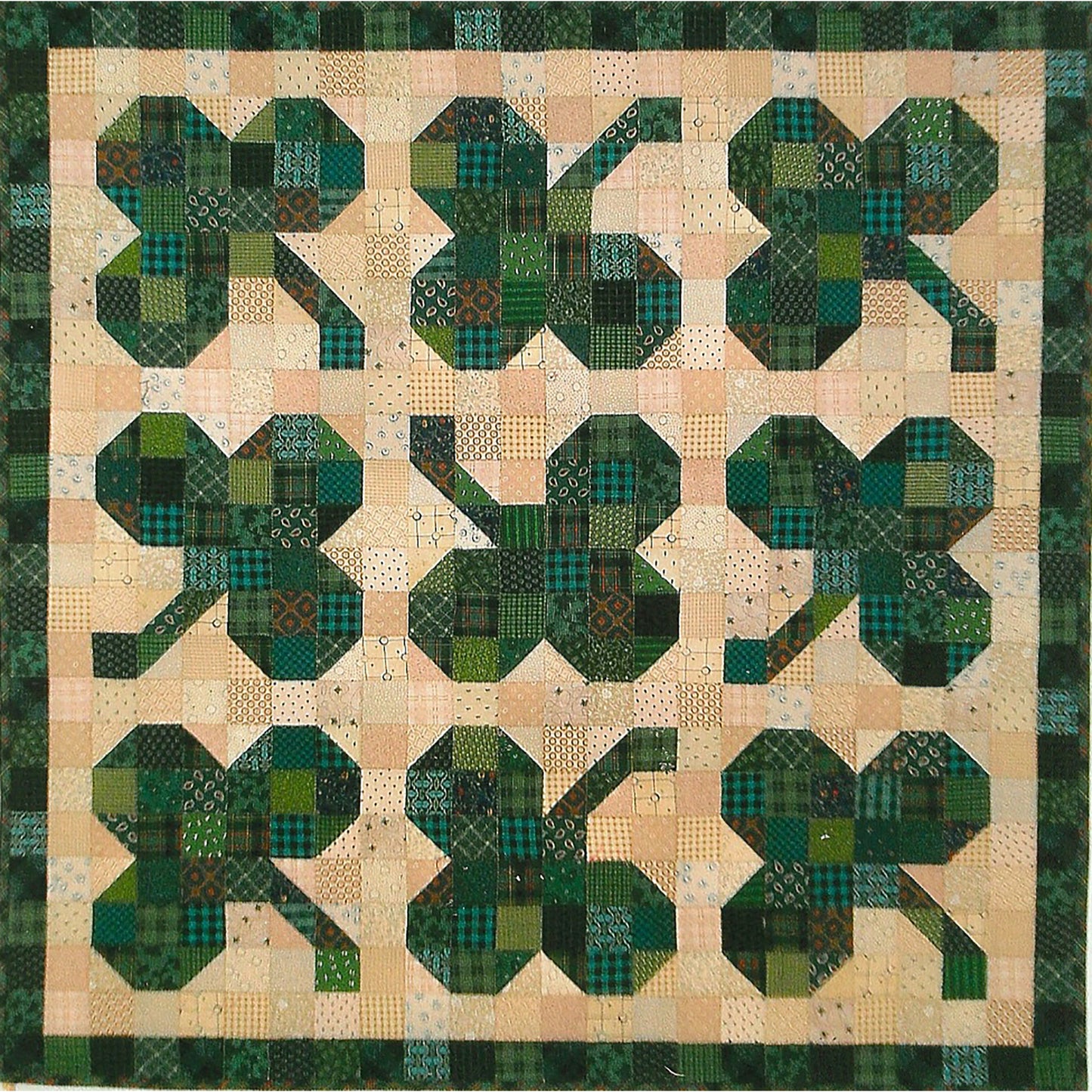 Shamrocks Quilt Pattern SP-108w - Wholesale Product