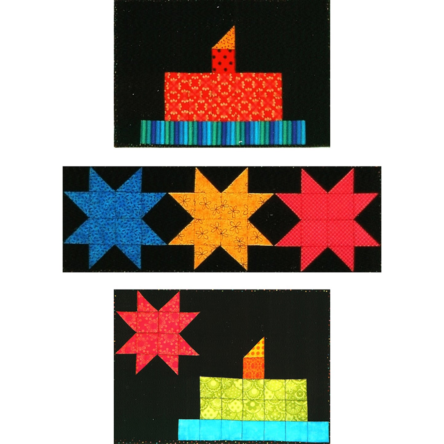 "Let's Party" Placemats and Table Topper Quilt Pattern SP-111 - Paper Pattern