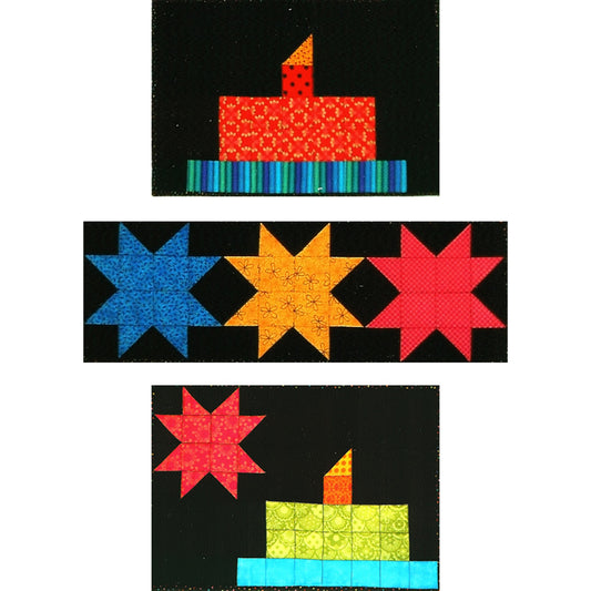 "Let's Party" Placemats and Table Topper Quilt Pattern SP-111 - Paper Pattern