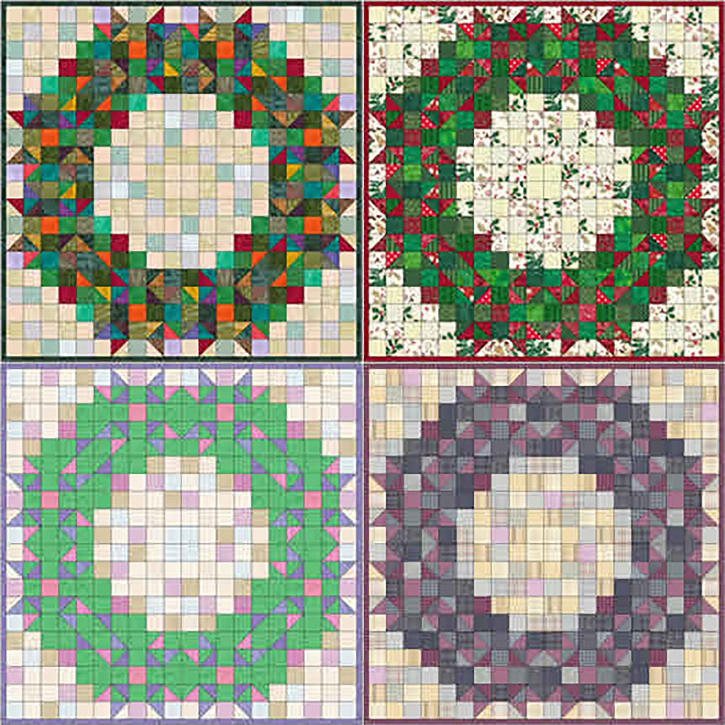 Welcome Wreath Quilt Pattern SP-114 - Paper Pattern