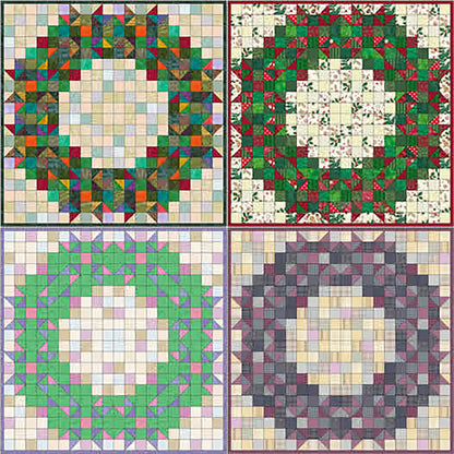 Welcome Wreath Quilt Pattern SP-114 - Paper Pattern