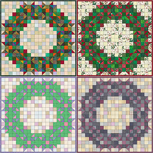 Welcome Wreath Quilt Pattern SP-114 - Paper Pattern