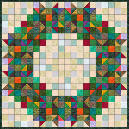 Welcome Wreath Quilt Pattern SP-114 - Paper Pattern