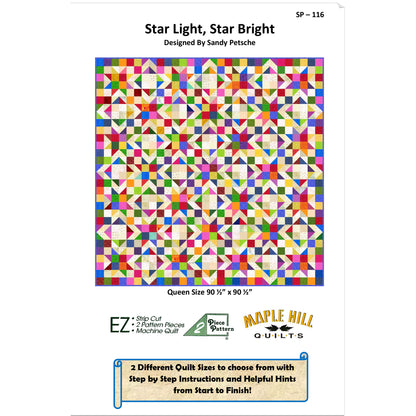 Star Light, Star Bright Quilt Pattern SP-116 - Paper Pattern