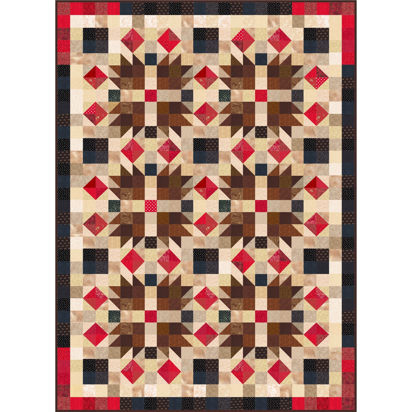 Ruby Bears Quilt Pattern SP-117 - Paper Pattern