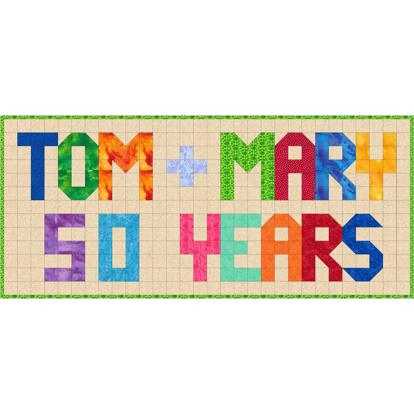 Quilted Messages (Make your own) Wall Hanging Pattern SP-201 - Paper Pattern