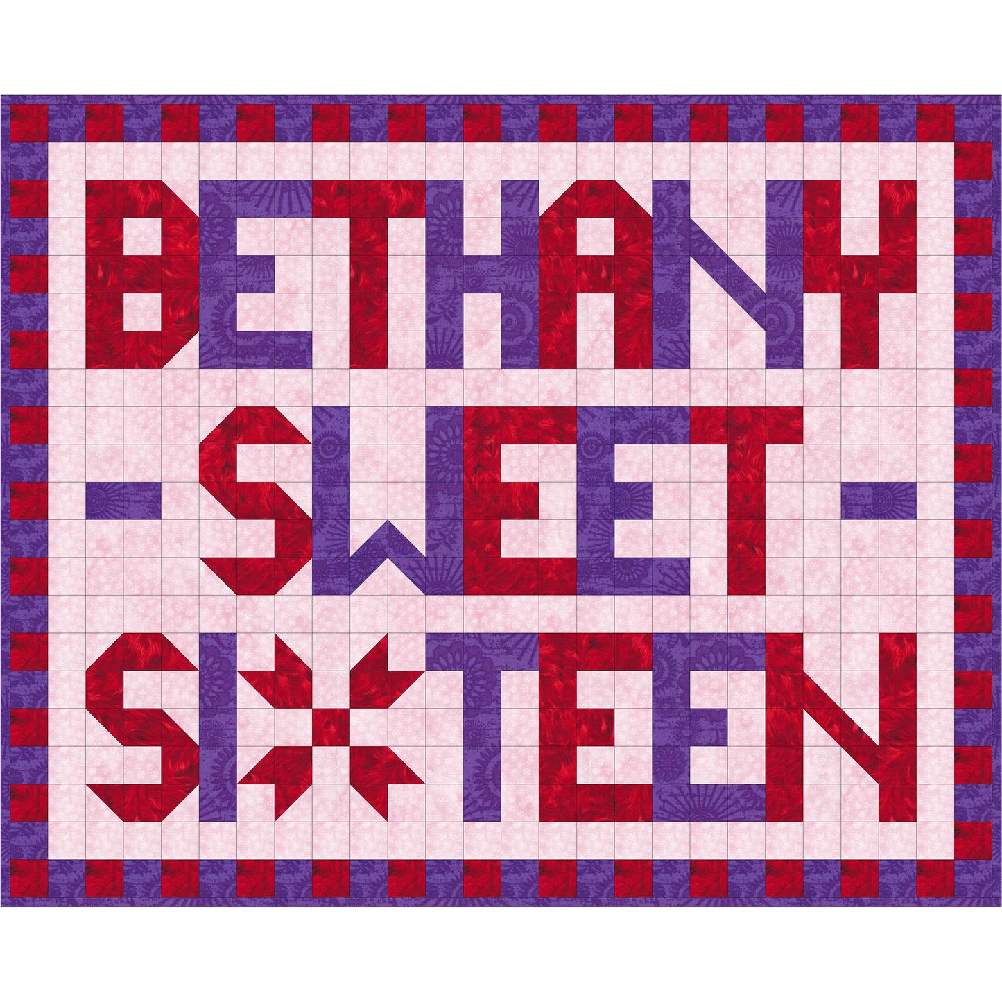 Quilted Messages (Make your own) Wall Hanging Pattern SP-201 - Paper Pattern