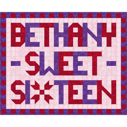 Quilted Messages (Make your own) Wall Hanging Pattern SP-201 - Paper Pattern