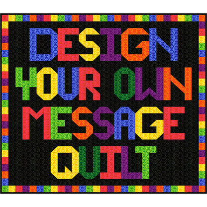 Quilted Messages (Make your own) Wall Hanging Pattern SP-201 - Paper Pattern