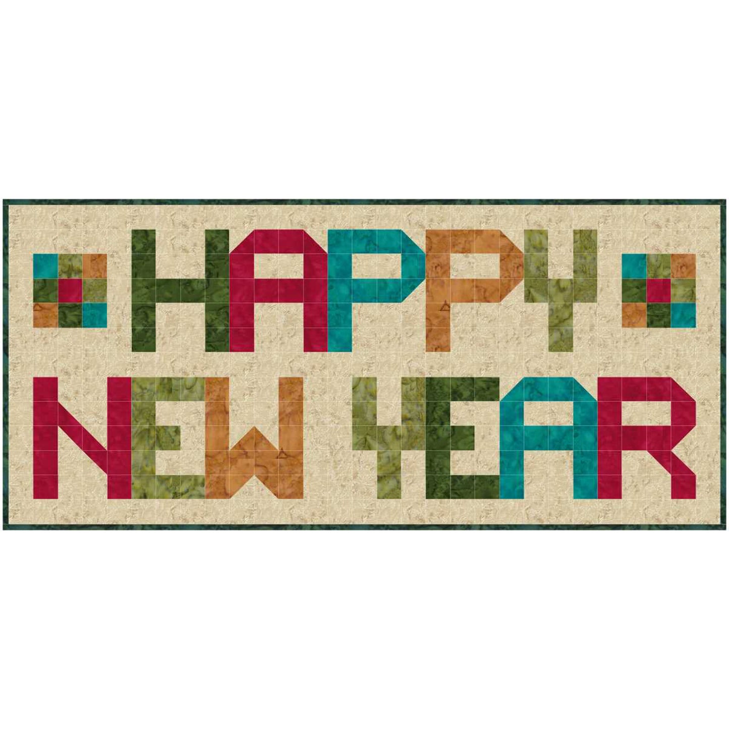 Merry Christmas/Happy New Year Wall Hanging Pattern SP-203 - Paper Pattern