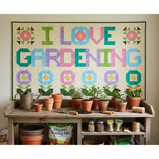 I Love Gardening Wall Hanging Pattern SP-204 - Paper Pattern