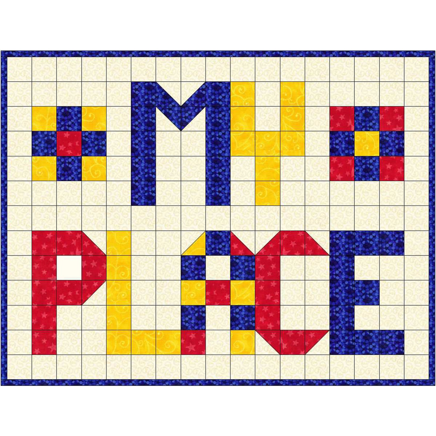 Personalized Baby Messages Wall Hanging Pattern SP-205 - Paper Pattern