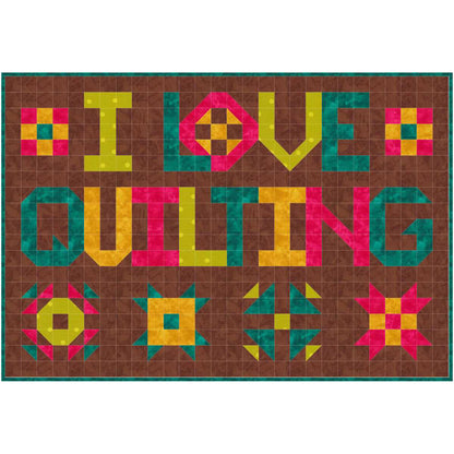 I Love Quilting Quilt Pattern SP-206 - Paper Pattern
