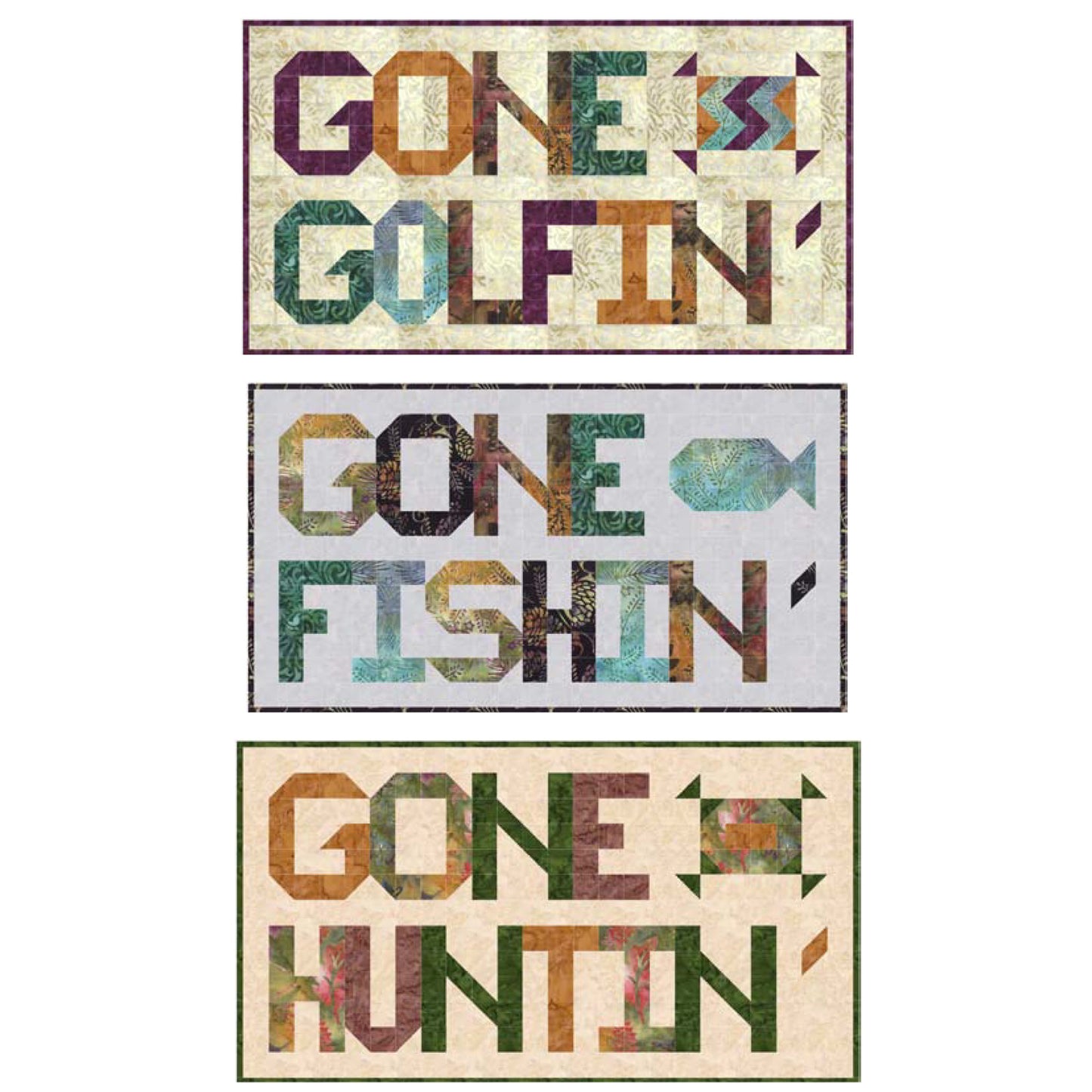 Gone Outdoors Quilt SP-207e - Downloadable Pattern