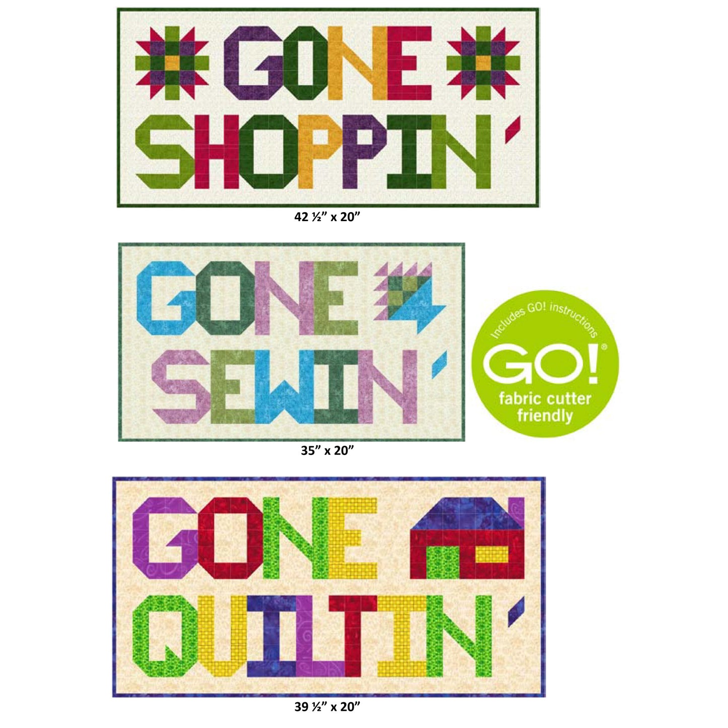 Gone Havin' Fun Quilt SP-208e - Downloadable Pattern