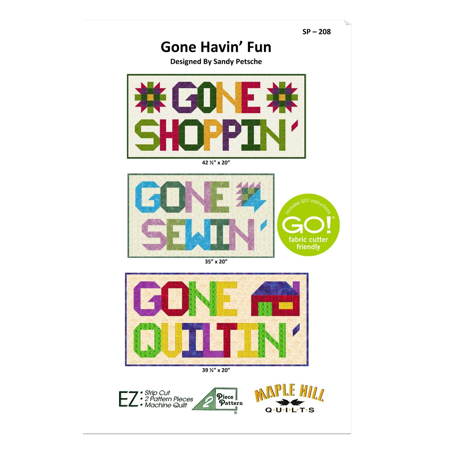 Gone Havin' Fun Quilt SP-208e - Downloadable Pattern