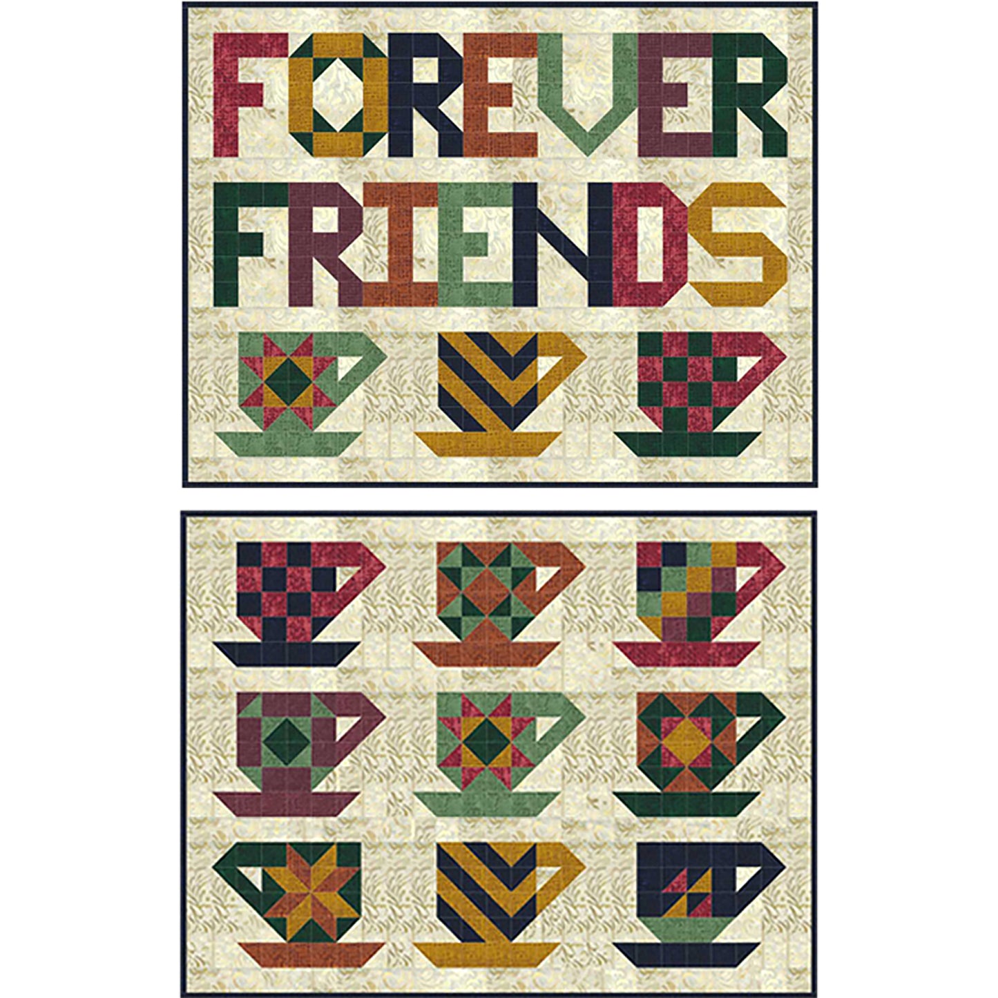 Cup of Friendship Quilt Pattern SP-209 - Paper Pattern