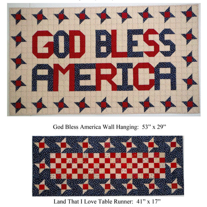 God Bless America Quilt Pattern SP-213 - Paper Pattern