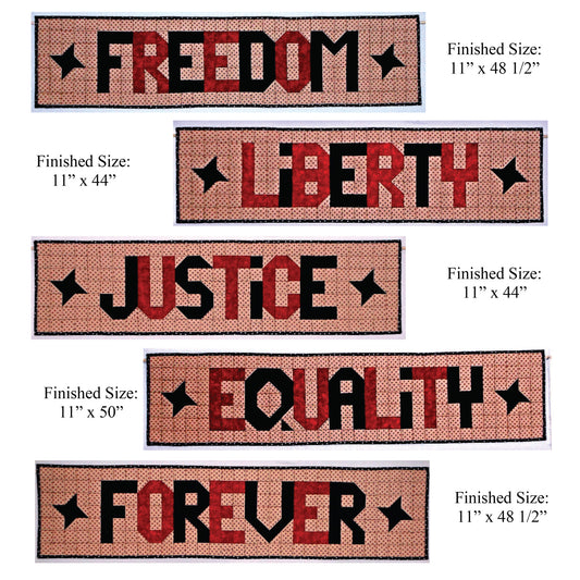 Freedom Banners Quilt Pattern SP-215 - Paper Pattern