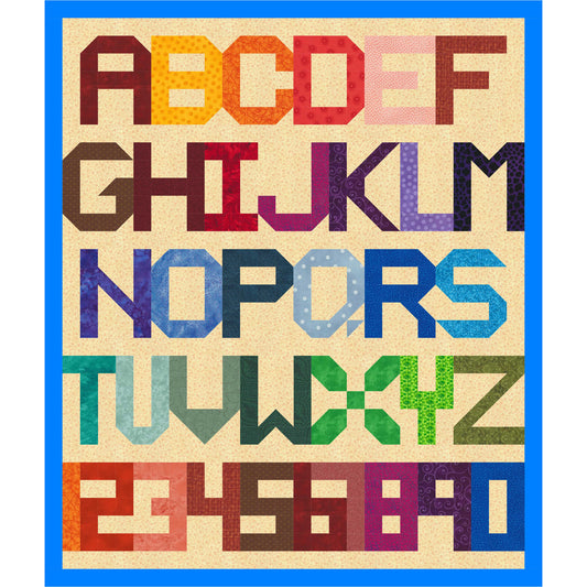 ABC-123 Child's Quilt SP-216e - Downloadable Pattern