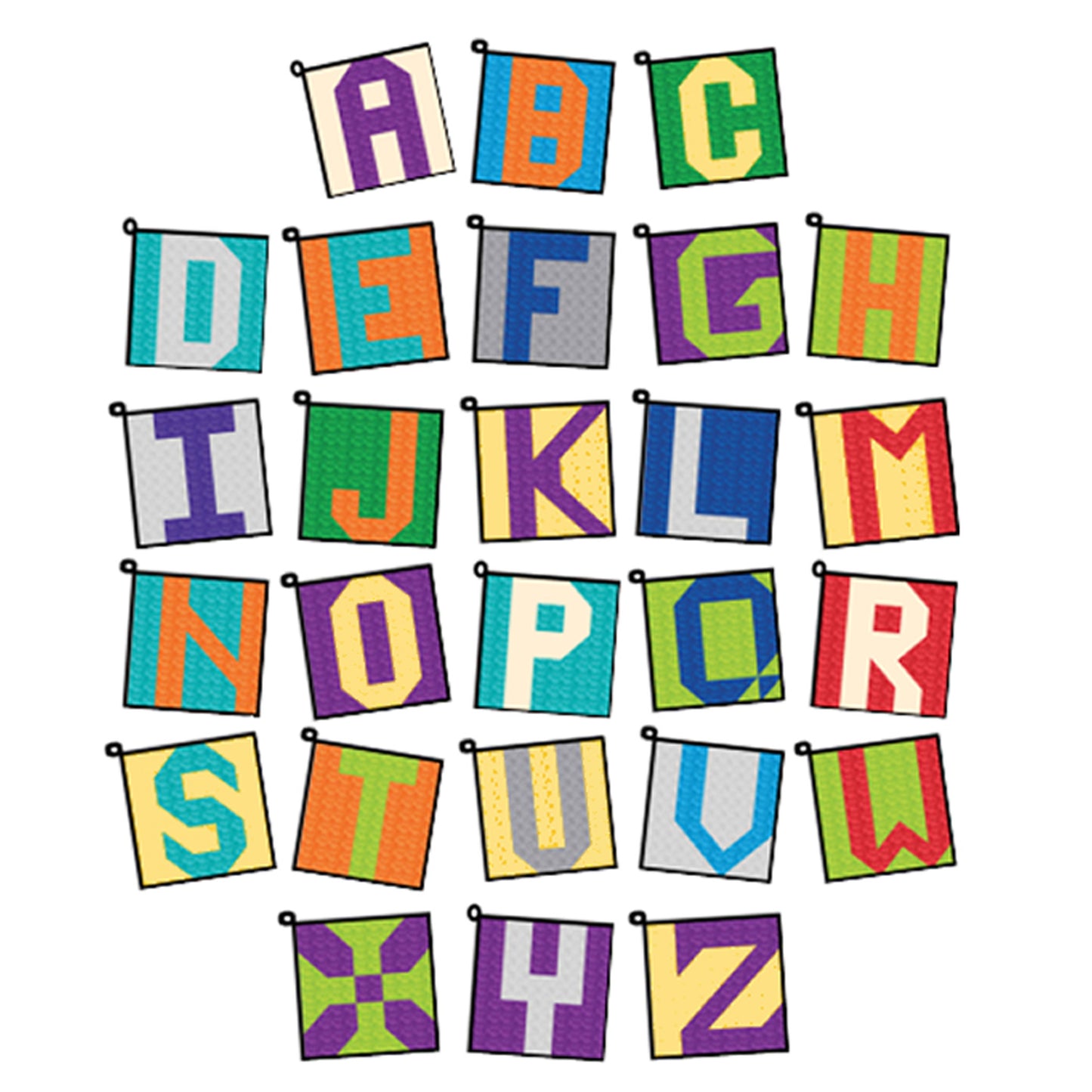 Monogram Potholders Pattern SP-220 - Paper Pattern