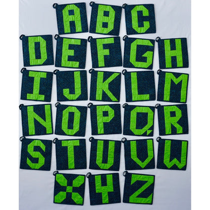 Monogram Potholders Pattern SP-220 - Paper Pattern